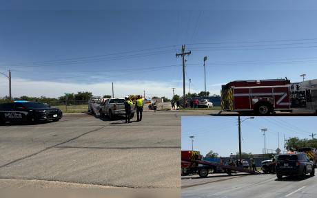 Crash at N Baze St & Pulliam St on May 19, 2025