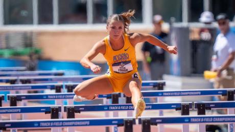 Angelo State University’s Kylie Frush was named the Lone Star Conference Female Field Athlete of the Year.