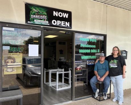 A local couple has opened a new business, Dragons Toys & Collectables