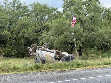 One person was taken to the hospital after a rollover crash on FM 2288 outside San Angelo on Thursday afternoon.