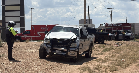 A driver who thought Sherwood Way was a one-way street caused a three-vehicle crash on Wednesday afternoon that resulted in two people being taken to the hospital.