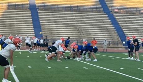 Central Bobcats at their 2025 Scrimmage