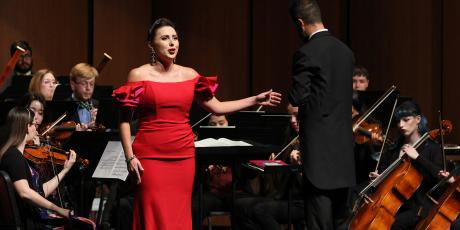 Kara Covey in a previous ASU performance