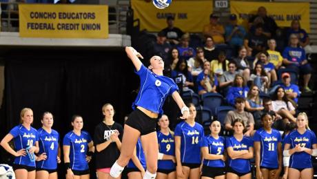 Angelo State's Madi Parrish was named the AVCA National Player of the Week on Tuesday, Sept. 9.