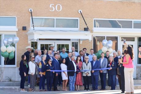 The Roosevelt Lofts officially opened Thursday in downtown San Angelo, marking the grand opening of a historic hotel transformed into modern loft apartments.