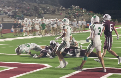 Dylan Sellers Dives Across the Endzone for a Touchdown