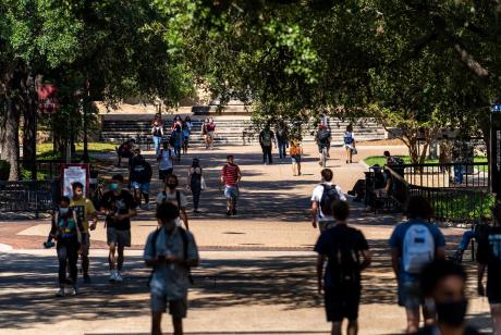 A Texas State University student’s enrollment ended after a video was posted showing him mocking conservative activist Charlie Kirk’s death during a memorial.