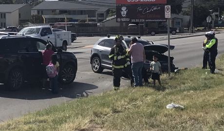 Crash at Arden Road and Horn Street