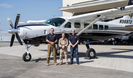 The Texas Department of Public Safety (DPS) expanded its Aircraft Operations Division (AOD) fleet today with the addition of a brand-new Cessna 208 Caravan