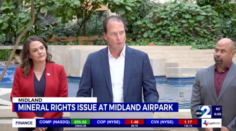 Rep. August Pfluger and Mayor Lori Blong urged federal officials to let Midland keep mineral revenues from oil and gas under the city’s airport.