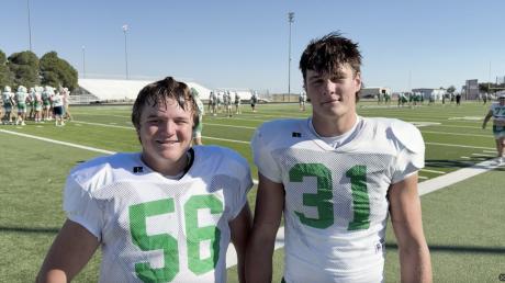 Wall Hawks' Koen Braden and Dylan Sellars