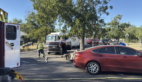 Crash at Chestnut Street and Hatcher Street Intersection