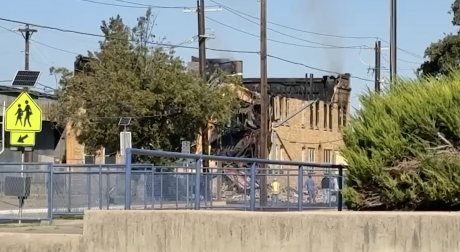 Building Demolished on Oakes Street