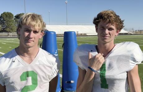 Wall Hawks Kellan Oliver (Left) and Reid Robertson (Right)