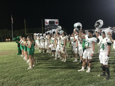 The Bangs Dragons ended an eight-game district losing streak Friday with an emphatic 48-0 shutout win on the road over Ballinger at Bearcat Stadium.