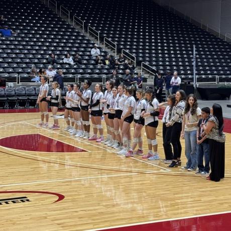 The Water Valley volleyball team fell one win short of its third state championship with a 25-18, 25-20, 25-9 loss to Blum on Thursday in the Class 1A state final at the Curtis Culwell Center in Garland.