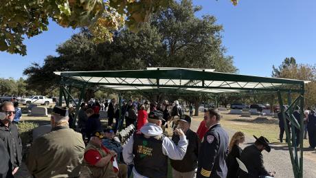 San Angelo’s Veterans Day Ceremony at Fairmount Cemetery 2025