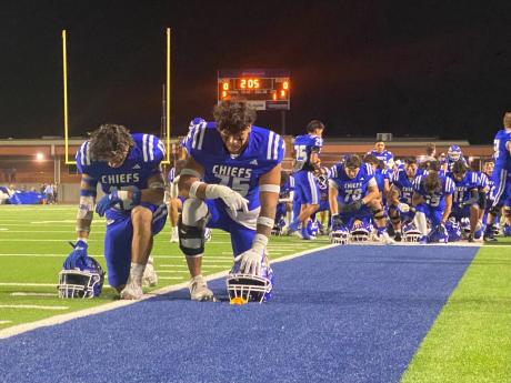 Lake View faced Lampasas for the round 1 district playoff round on Nov 13, 2025.