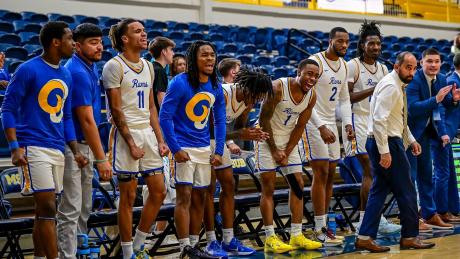 The Angelo State men's basketball team opened its season with three wins last weekend, including an upset of the nation's No. 10-ranked team
