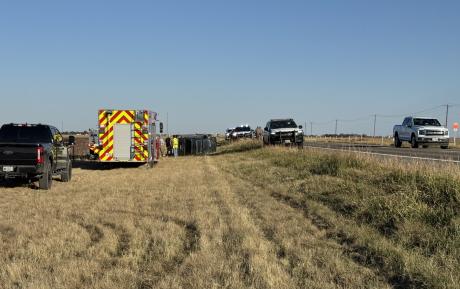 Single Vehicle Rollover on US 87 South on Sunday, Nov. 16.