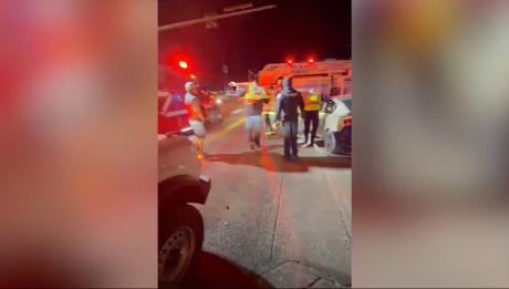 A crash at the intersection of North Bryant Blvd and West 19th Street on Tuesday, Nov. 11, 2025. 