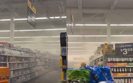 Smoke Fills San Angelo Walmart