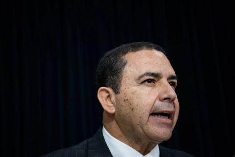 U.S. Rep. Henry Cuellar, D-Laredo, questions Secretary of Homeland Security Alejandro Mayorkas during a House Appropriations Subcommittee hearing at the U.S. Capitol in Washington, D.C., on April 27, 2022