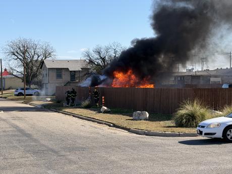 An electric vehicle fire was reported Friday afternoon in San Angelo at Randall Motors.