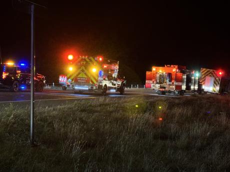 Wall VFD responds to fatal crash on Dec. 10, 2025.