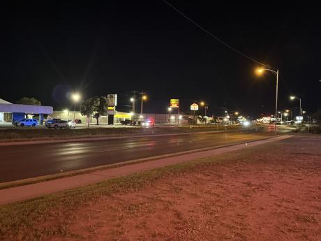 Crash on North Bryant the night of Thursday, Dec. 4, 2025.