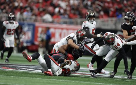 Tampa Bay Bucs vs. the Atlanta Falcons