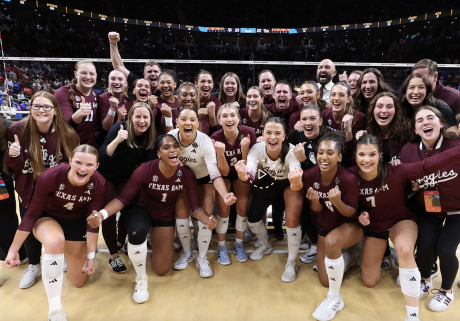 The most successful season in Texas A&M volleyball history continued after the Aggies' sweep of No. 1-seed Pitt, sending them to the national championship match.