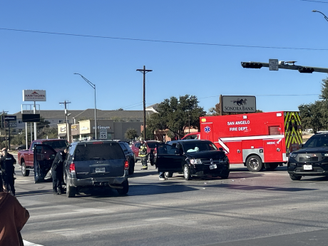 A crash at the intersection of Sherwood Way and FM 2288 on Wednesday morning caused one person to be taken to the hospital.