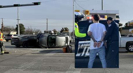Man Arrested After Rollover Crash on Beauregard in San Angelo