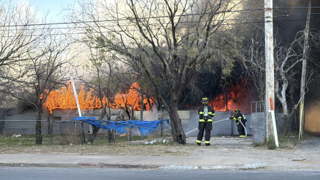 Monster Fire near Ben Ficklin and West Avenue Q