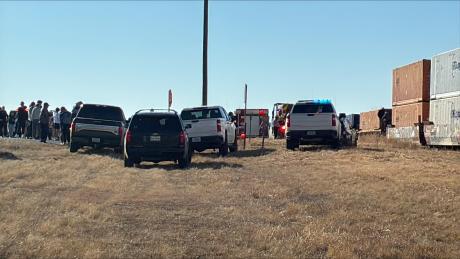 Two Clyde High School students were killed Sunday when their vehicle was struck by a train.