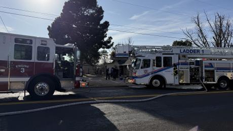 A garage fire in north San Angelo on Friday afternoon caused homes in the neighborhood to lose electricity.