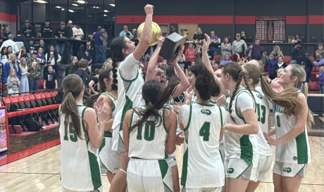 2025-26 Wall Lady Hawks Basketball after the Area Championship