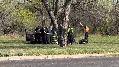 Paramedics rushed to treat a driver who was found unconscious Thursday morning in San Angelo.