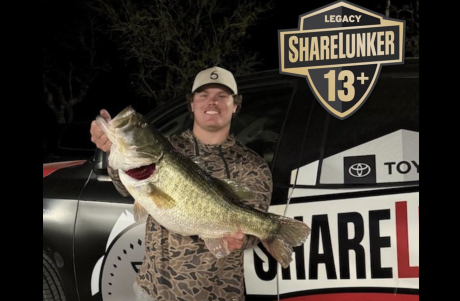 Midland angler Tristan Marsh caught a 13.65-pound fish at Ivie on Sunday, March 8.