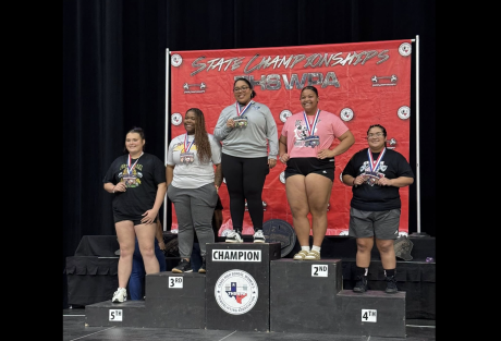 Brady’s Samerra Reed took second place in her weight class Thursday to lead the Concho Valley’s showing at the Class 3A Division II state powerlifting meet at the Bert Ogden Arena in Edinburg.