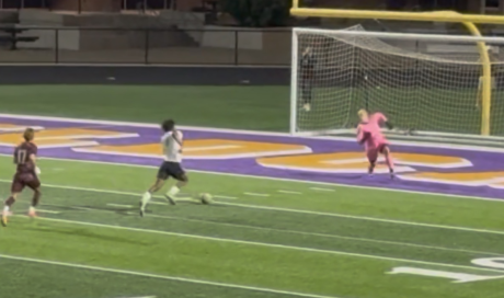 Brownwood's Hudson Fry goes to secure a save against Lake Worth