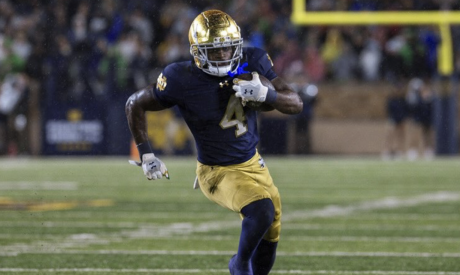 Notre Dame Running Back Jeremiyah Love