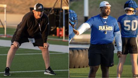 Angelo State add two coaches to the 2026 staff. Coach Rob Messinger (left) & Coach Dennis Osagiede (right) 