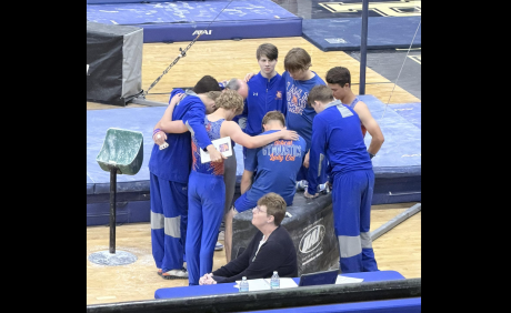 The San Angelo Central boys gymnastics team won the regional title Saturday, April 11, 2026. 