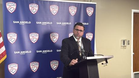 San Angelo Police Chief Travis Griffith Presser May 14, 2026. 