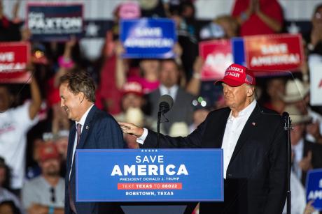 President Donald Trump on Tuesday endorsed Ken Paxton in the Republican runoff for U.S. Senate in Texas, ending over a year of furious lobbying and giving the attorney general a significant boost in his campaign against Sen. John Cornyn.