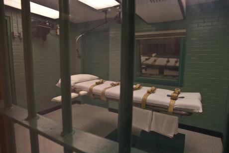 The Texas execution chamber in Huntsville.