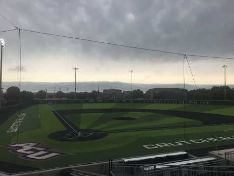 The Wall Hawks and Jacksboro Tigers started 90 minutes late in Game 1 of their regional final baseball series due to thunderstorms Wednesday, May 20, 2026.
