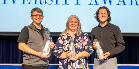 (L-R) Dr. Kenneth Carrell, Dr. Leah Carruth, Dr. Tyler Livingston